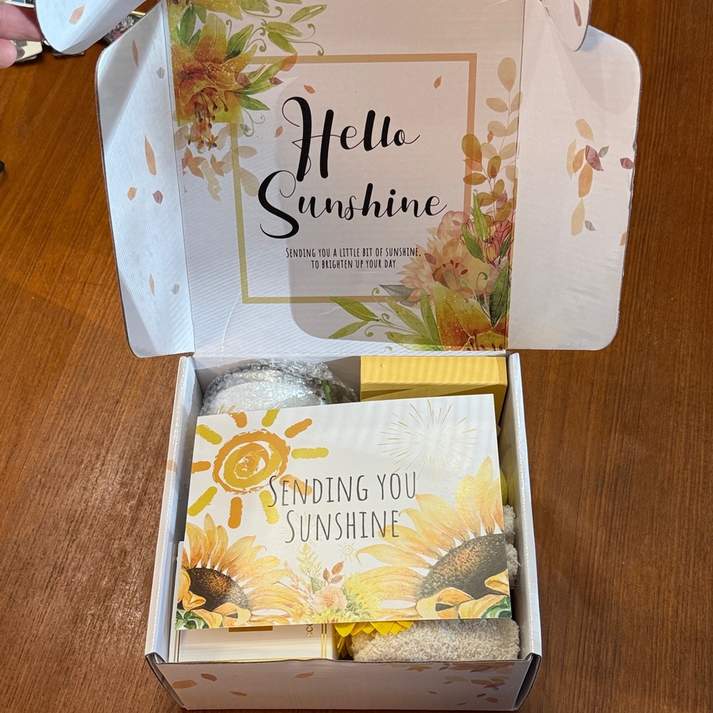 Floral 'Hello Sunshine' Gift Box